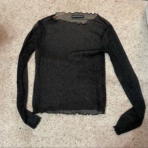 Sparkly mesh brandy shirt